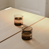 Hasami Glass Tumblers, Amber - Set of 3