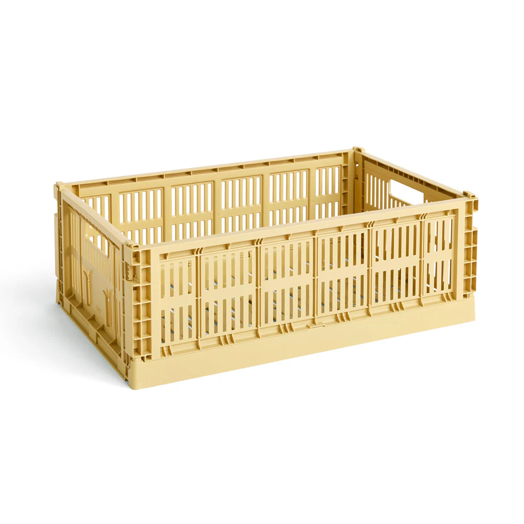 Hay 100% Recycled Colour Crate Large - Golden Yellow - Tea and Kate