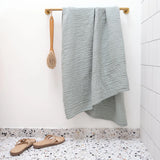 The Organic Company fine bath towel dusty mint