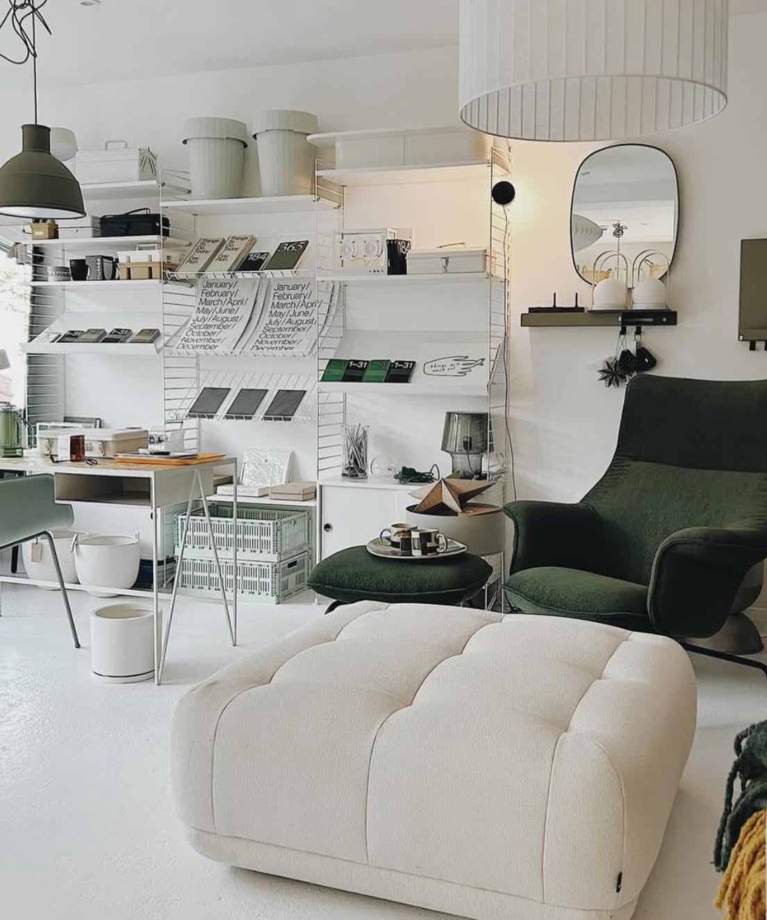 HAY Quilton Ottoman 05 / Olavi 01 Fabric-  EX DISPLAY, WAS £1499 - Tea and Kate