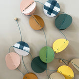 Folded Side Project Paper Garland circles