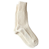 NISHIGUCHI KUTSUSHITA Wool / Cotton Boot Socks - Ivory