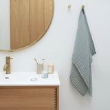 The Organic Company fine hand towel dusty mint