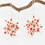 Swedish Star Christmas Ornament 2-pack, White/Red was £12