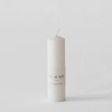 Tell Me More Cylinder Candle, Medium & Large