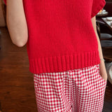 Le Bon Shoppe Pierre Cotton Sweater Top Chilli *pre order 1 week