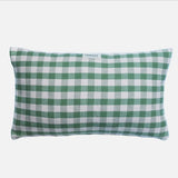 Yonder Organic Cotton Woven Cushion Cover Sage & Pink was £58