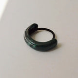 Nar'sha Wide Arch Acrylic Ponytail Hair Tie Green
