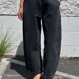 Le Bon Shoppe Arc Pants - Black Wash Denim