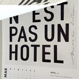 My Deer NL Limited Edition Typographic Calendar 2025 WAS £85