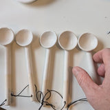 Georgina Lorton ceramic spoons