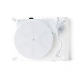 Transparent Sound Turntable - White - Tea and Kate