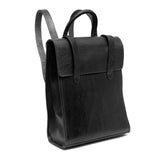 T + K Artisan Leather Backpack Bowie In Black