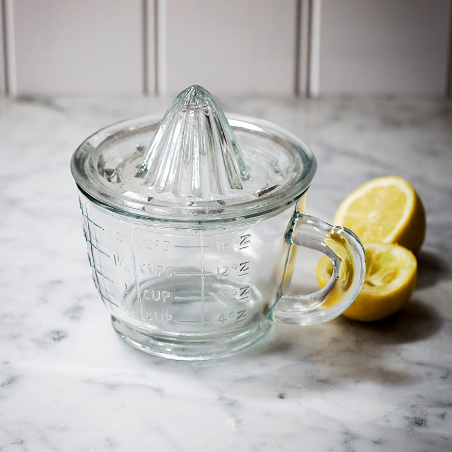 VINTAGE STYLE GLASS JUICER - Tea and Kate