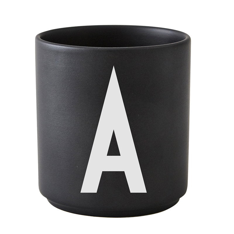 Porcelain Cup Porcelain cup A to Z *New black - Tea and Kate