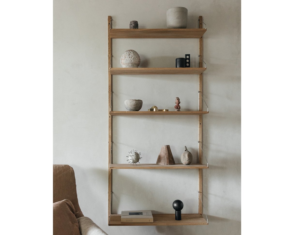 Shelf Library Natural H1852 | Single Section - Tea and Kate