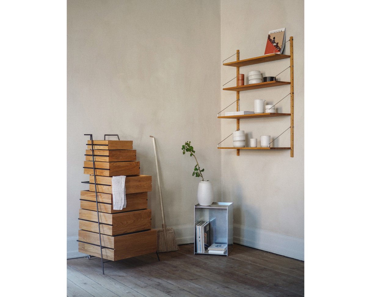 Shelf Library Natural H1148 | Single Section - Tea and Kate