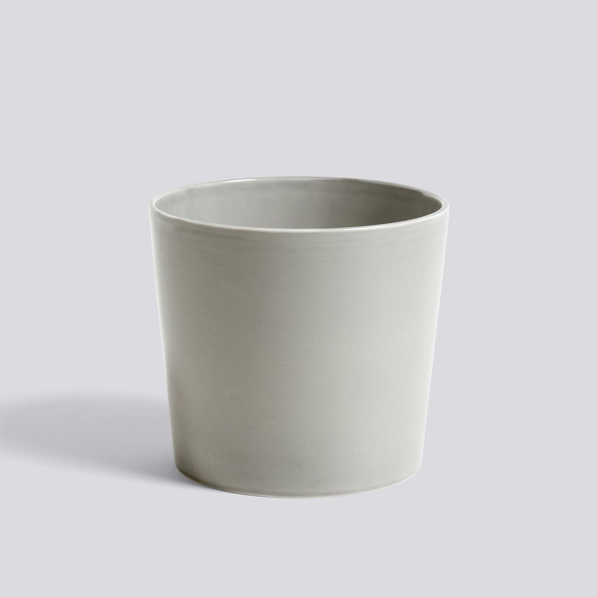 BOTANICAL FAMILY CERAMIC POT LARGE LIGHT GREY - Tea and Kate