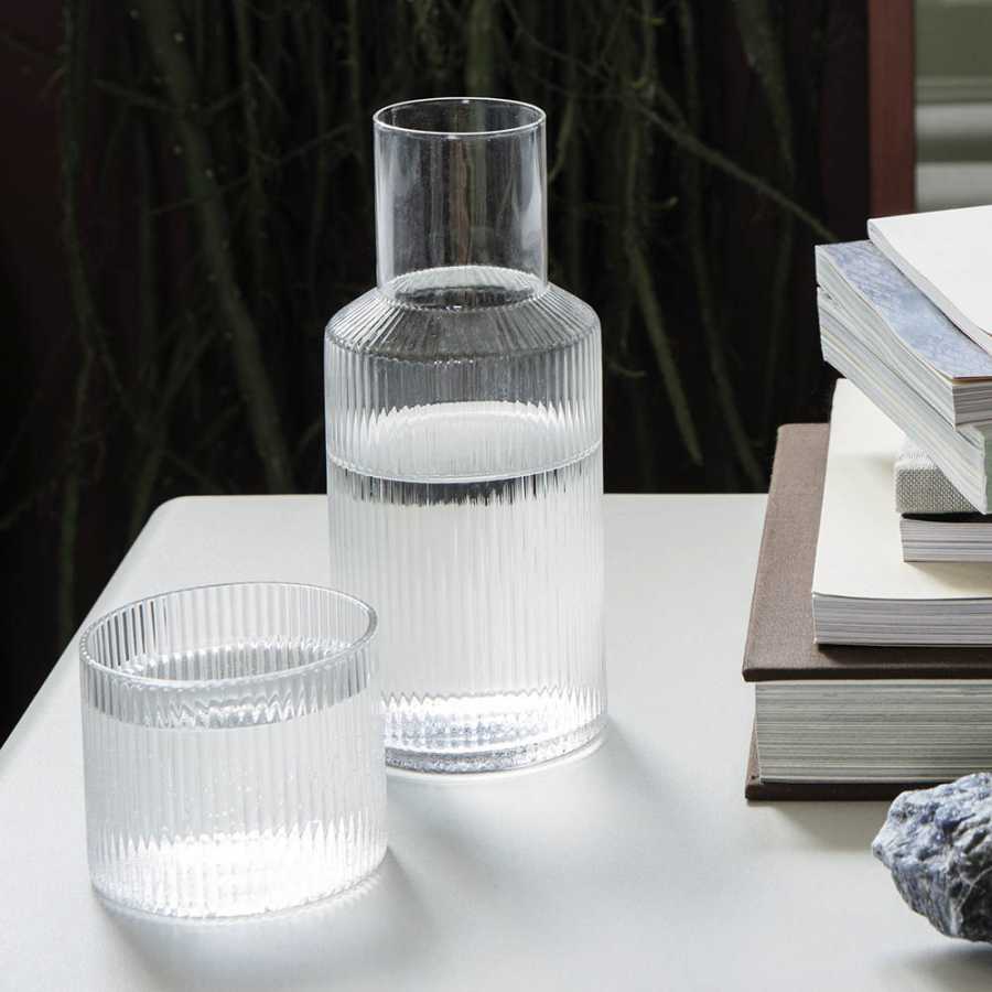 Ripple Clear Small Carafe Set