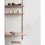 Shelf Library Natural H1852 | Desk Section - Tea and Kate