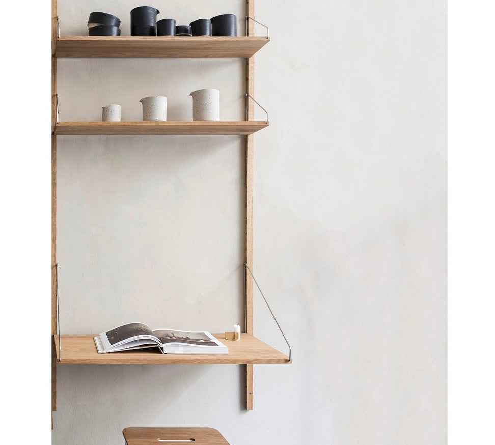 Shelf Library Natural H1852 | Desk Section - Tea and Kate