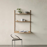 Shelf Library Natural H1148 | Desk Section - Tea and Kate