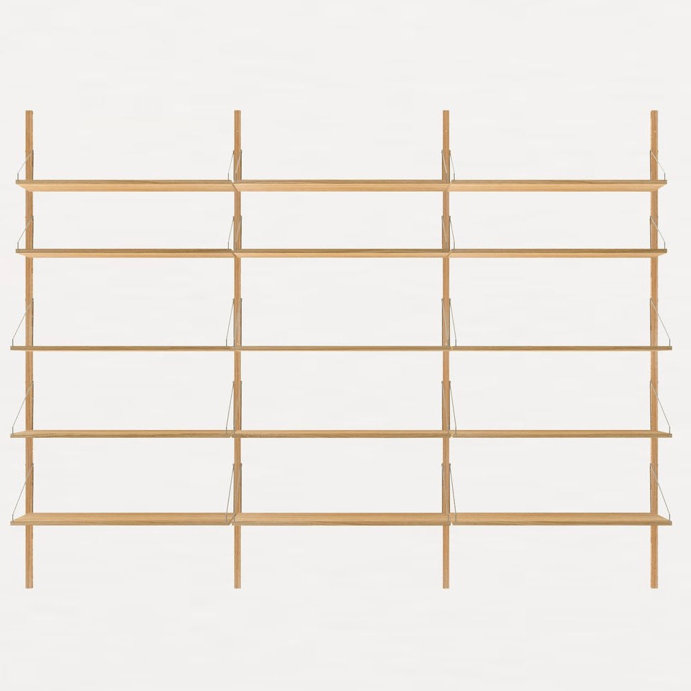 Shelf Library Natural H1852 | Triple Section - Tea and Kate