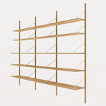 Shelf Library Natural H1852 | Triple Section - Tea and Kate