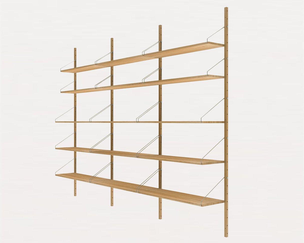 Shelf Library Natural H1852 | Triple Section - Tea and Kate