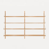 Shelf Library Natural H1148 | Double Section - Tea and Kate