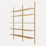 Shelf library Natural H1852 | Double Section - Tea and Kate
