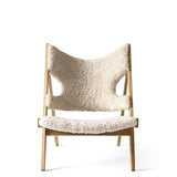 AUDO Sheepskin Knitting Lounge Chair