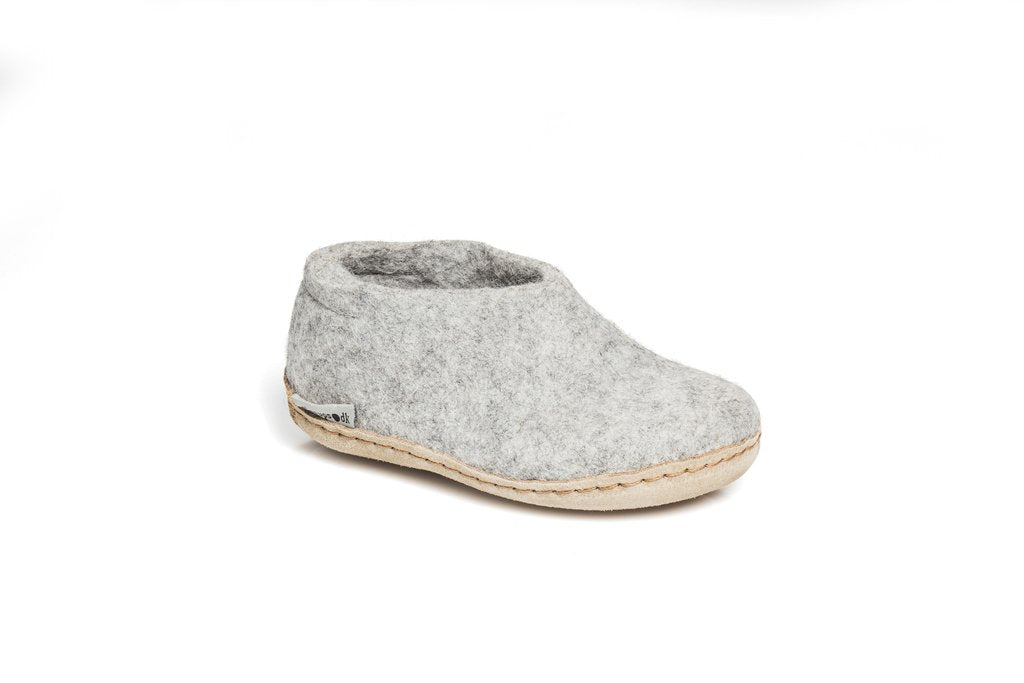 Felt house shoe junior grey was £42 - Tea and Kate