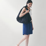 Fog Linen Japanese Silk/Cotton Azuma Bag - Nuit