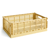 HAY 100% Recycled Colour Crate Large - Golden Yellow