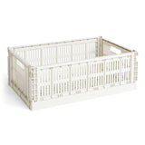 HAY 100% Recycled Colour Crate Large - White