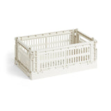 HAY 100% Recycled Colour Crate small - White