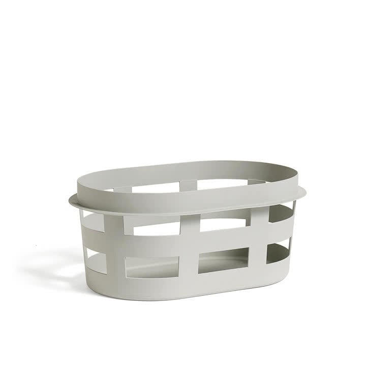 Grey Laundry Basket - Tea and Kate