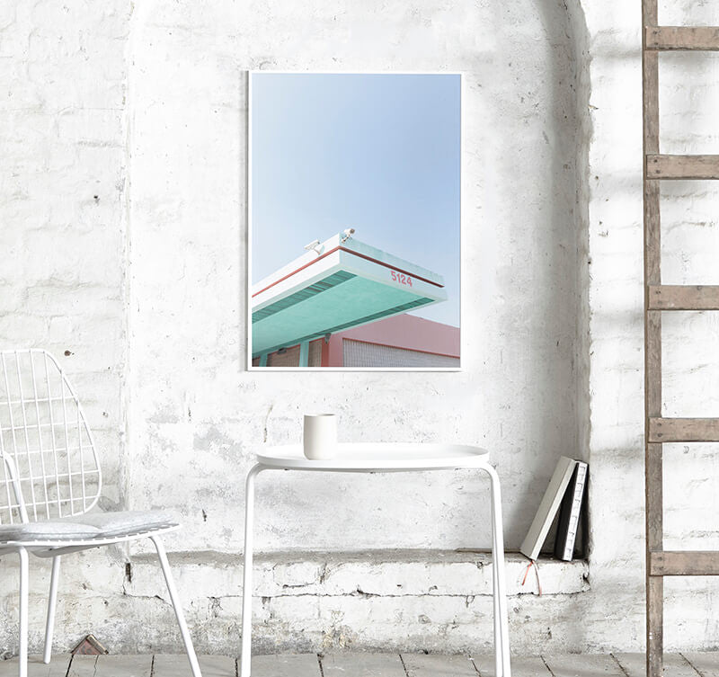 La is Pink Print - Tea and Kate