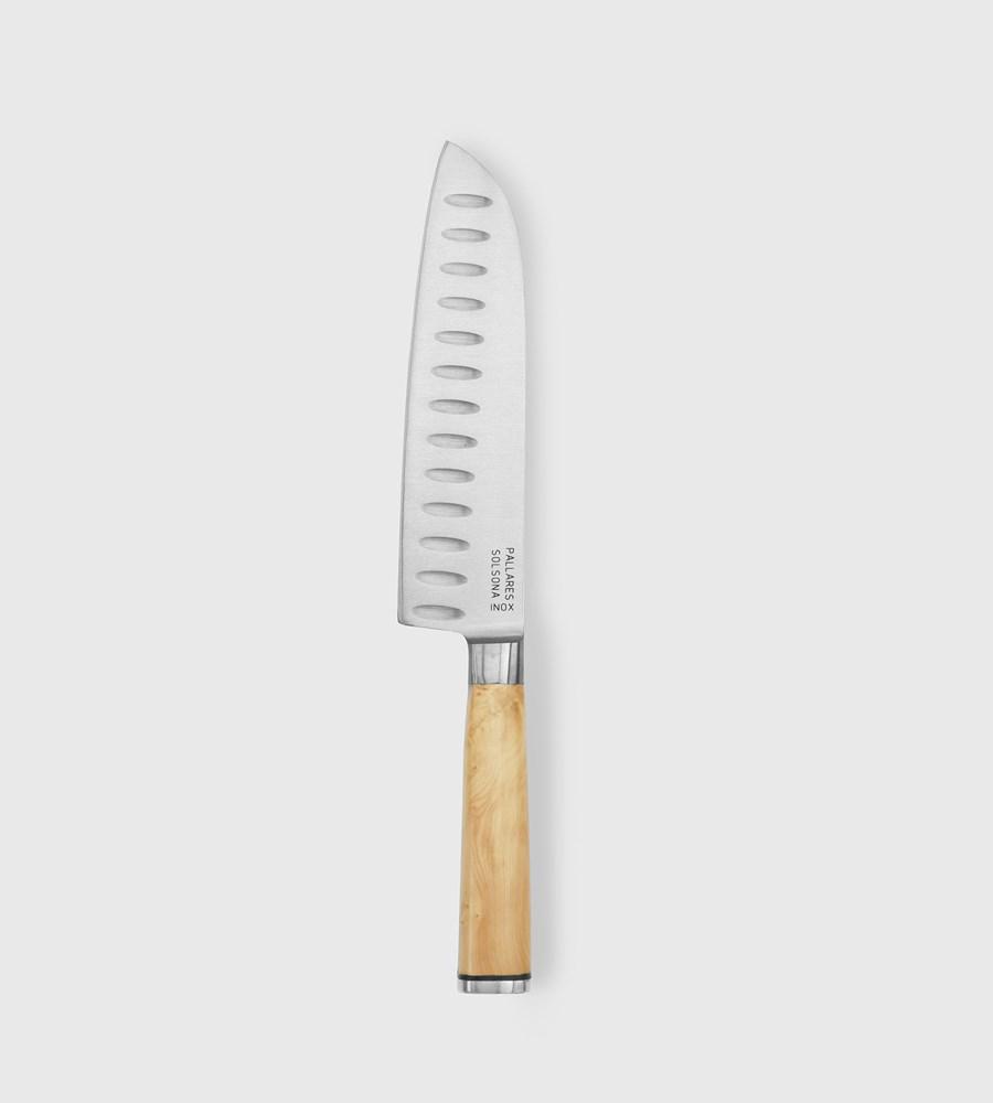 BOXWOOD SANTOKU PROFESSIONAL KNIFE 17CM STAINLESS STEEL BLADE