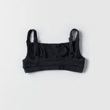 FULL CROP TOP SUPPORT CHARCOAL