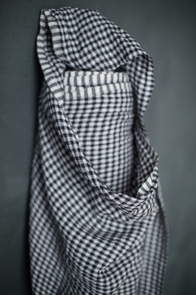Breakfast Black Waffle Fabric was £28
