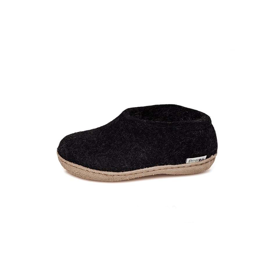 Felt house shoe junior charcoal was £42 - Tea and Kate