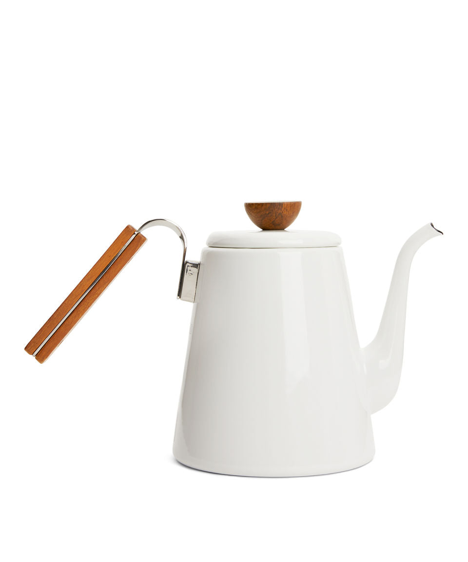 Bona Coffee Enamel Drip Kettle - Tea and Kate