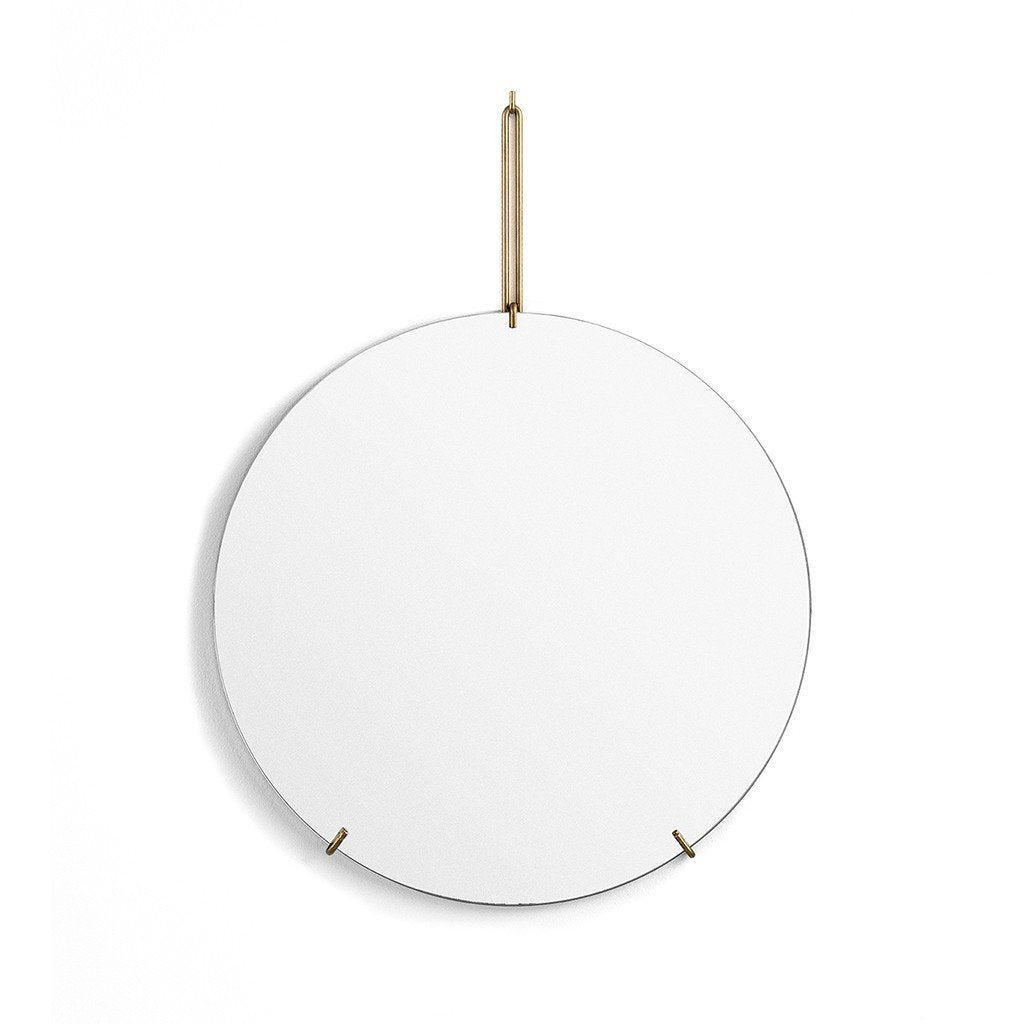 ROUND Wall mirror - BRASS - Tea and Kate