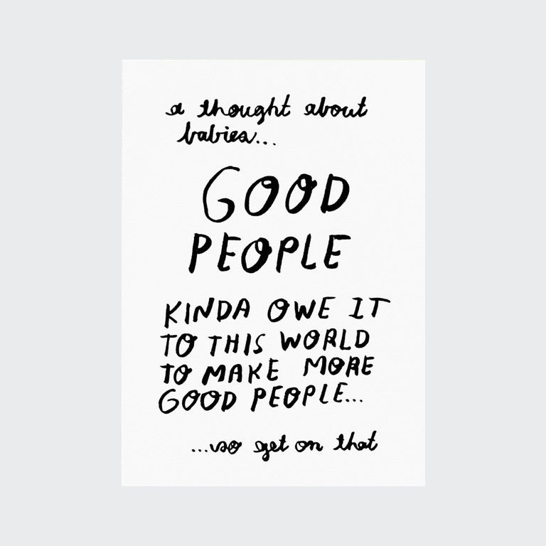 Good People Greetings Card - Tea and Kate
