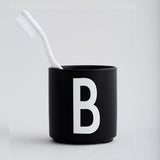 Porcelain Cup Porcelain cup A to Z *New black - Tea and Kate
