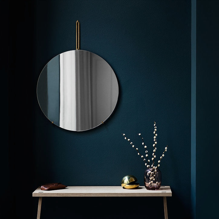 ROUND Wall mirror - BRASS - Tea and Kate