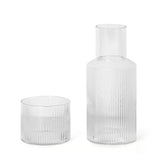 Ferm Living Ripple Clear Small Carafe Set was £39