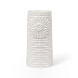 Pipanella Lines Oval White Vase